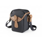 Billingham Borsa 72 Tela Nero/Bordi Cuoio marrone chiaro